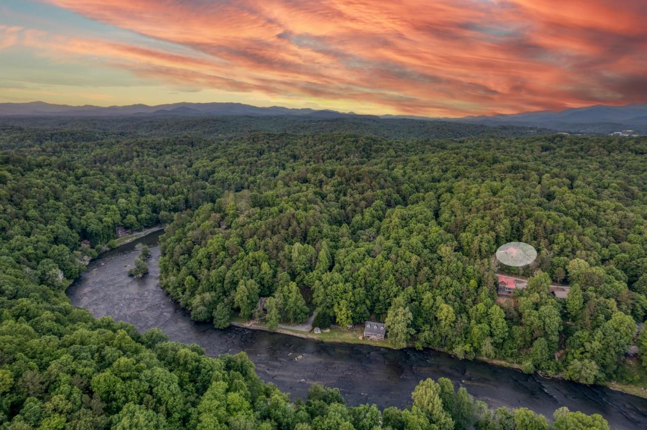 Trout N' About Your Blue Ridge Mountains Retreat, Hot Tub + Game Room! Ellijay Exteriör bild