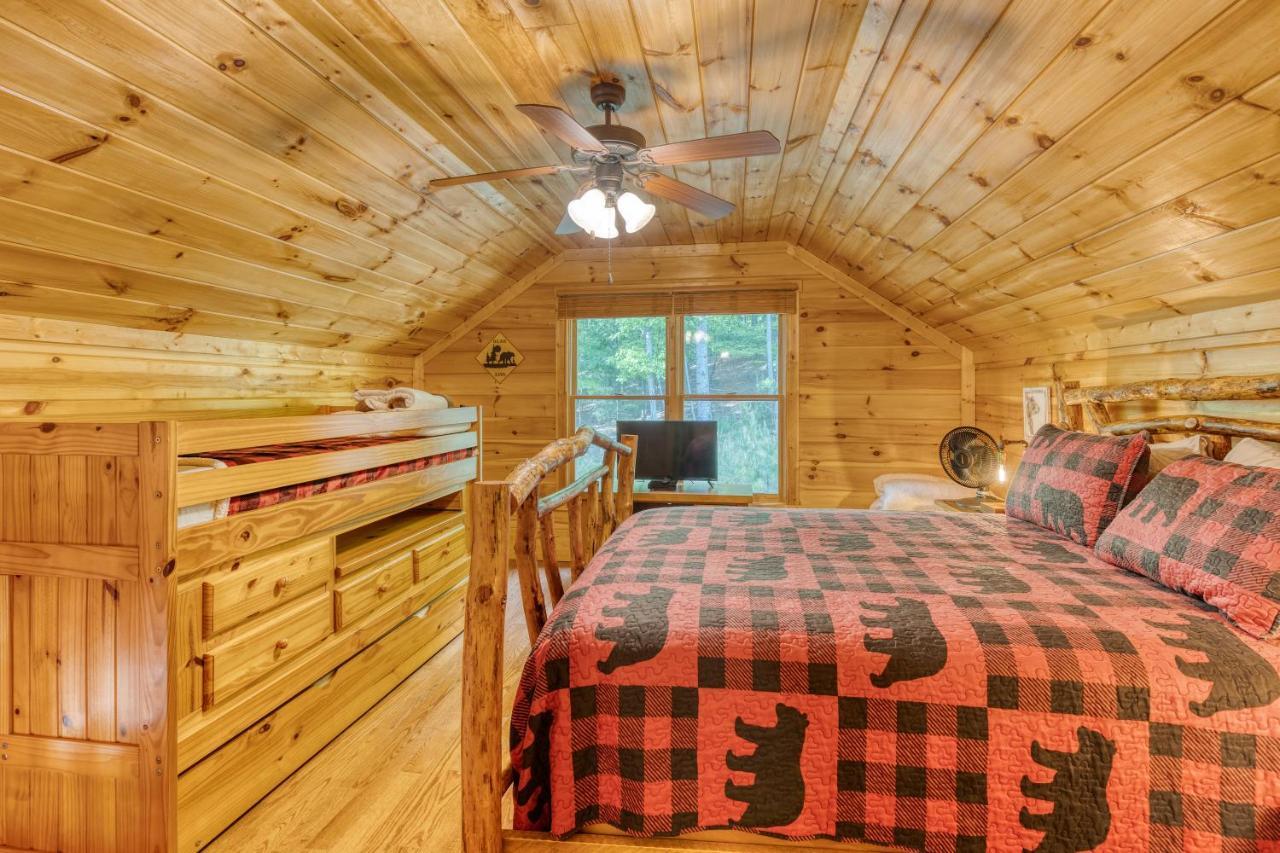 Trout N' About Your Blue Ridge Mountains Retreat, Hot Tub + Game Room! Ellijay Exteriör bild